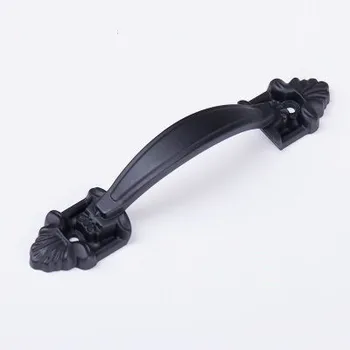 

128mm Kitchen Cabinet Handle 96mm black Cupboard Pulls 110mm bronze unfold install Drawer Dresser Furniture Handles Knobs 5"