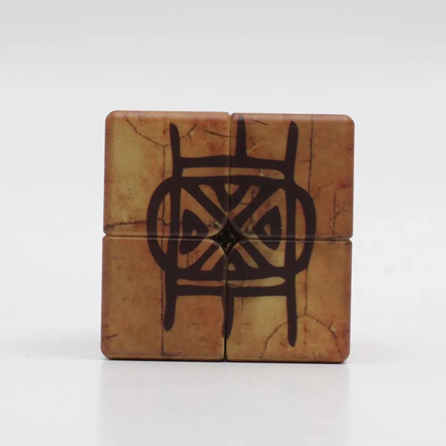 Коллекция редких кубиков веер Oracle Magic Cube 2x2x2 древние китайские символы иероглифы