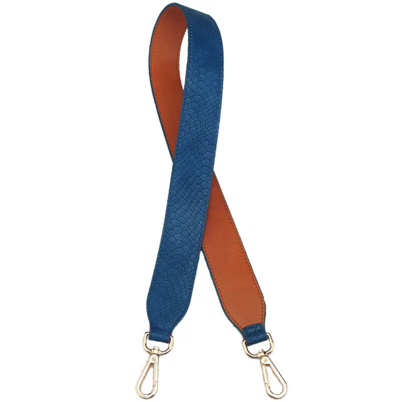 Women Wide Straps Color Single Shoulder Bag Flower All-match Color Straps For Bags Accessories  Handbag Straps Replacement