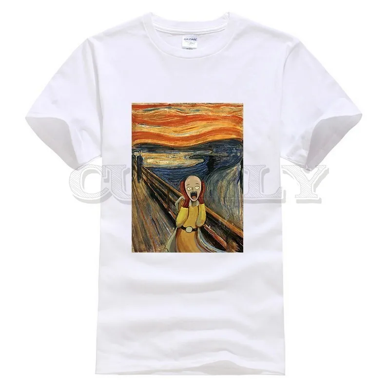 

2019 New T-shirt Short Sleeve One Punch Man Saitama Thsirt Japan Anime Cartoon Fashion Summer Dress Men Tee Funny T Shirt