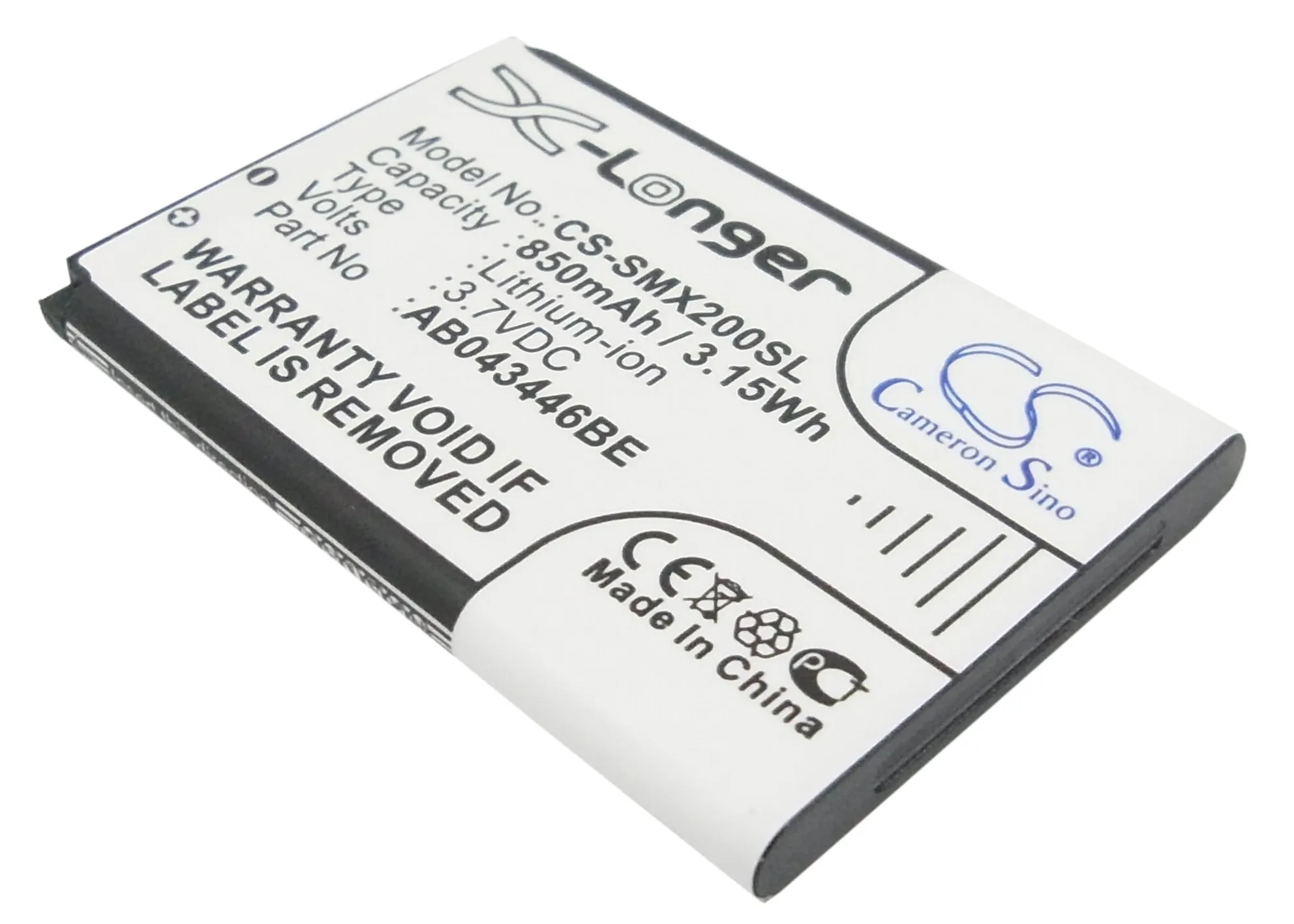 Аккумулятор Cameron Sino 850 мАч AB043446BE AB463446BC для Samsung GT C5212 E1080 B2100 D528 D720 D728 D730 E339 E329 F299 M628