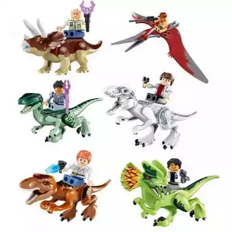 Building Blocks Super Heroes Jurassic World 2 DIY Dinosaurs Indominus Rex Tyrannosaurs T-Rex Toys Children Gift Toys YE 77037 Building Blocks Super Heroes Jurassic World 2 DIY Dinosaurs Indominus Rex Tyrannosaurs T-Rex Toys Children Gift Toys YE 77037