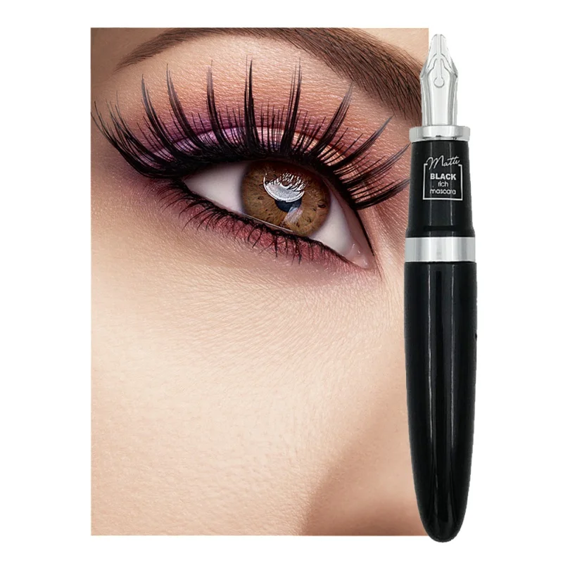 3D Volume Curling Mascara Waterproof Liquid Black Eyelashes Pen Extension Cosmetic Tools Eye