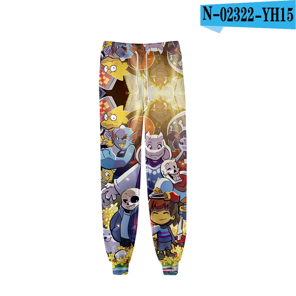 Undertale Video Game Streetwear Pants Men Jogger Hip Hop Harem Pants Men Clothes Joggers Trousers Men Pants Sans 3D Prin - Цвет: one