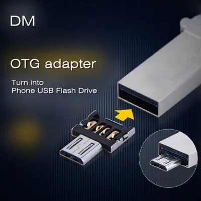 DM USB к Micro Мужской Адаптер OTG для Flash Driver/Телефон/Планшет | Мобильные телефоны и