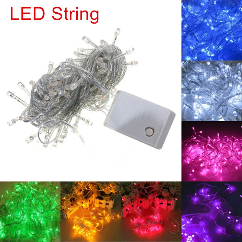 #cheap Hot Sale 50M 500 LED String Light Christms Wedding Party Decoration Lights Lighting AC110V 220V US Plug EU Plug,9 Colors