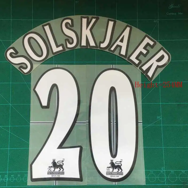 SOLSKJAER 20 nameset Флокирование - Цвет: 8