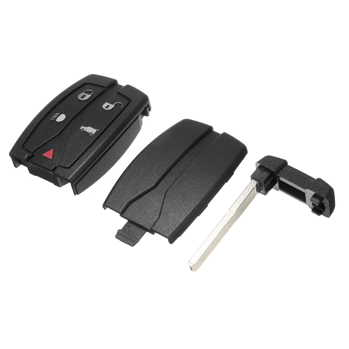 5 Button Remote Key Fob Case Shell+Key Blade Dedicated Replacement Car Key Cover Protector For Land Rover Freelander 2
