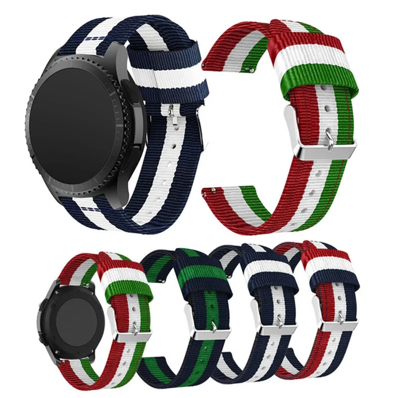 

SIKAI New 22mm Universal Nylon Bracelet For for Samsung Gear S3 Smart watch Band Strap For 22mm Watch Fashion Bracelets