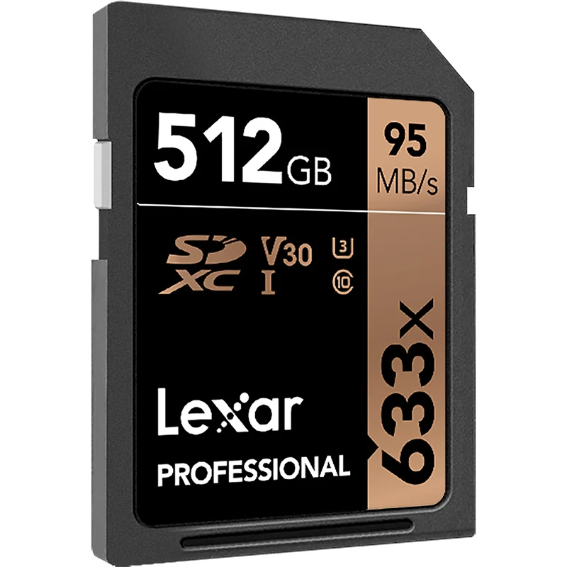 Скидка 50%! Lexar 95 м/с 256 ГБ 512 ГБ профессиональная SD SDXC карта U3 64G 32G 16G SDHC C10 633X карта памяти для цифровой SLR/HD камеры