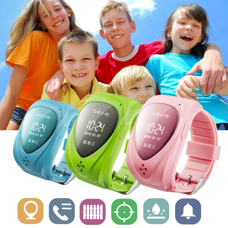 

JM09 GPS Tracker Watch Kids Smart Watch GPRS LBS Locator Tracker SOS Anti-lost Monitor Waterproof Children Watch For Android iSO
