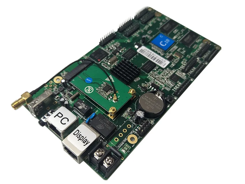 HD C15 c WiFi полноцветный светодиодный дисплей карта управления поддержка модуля 32