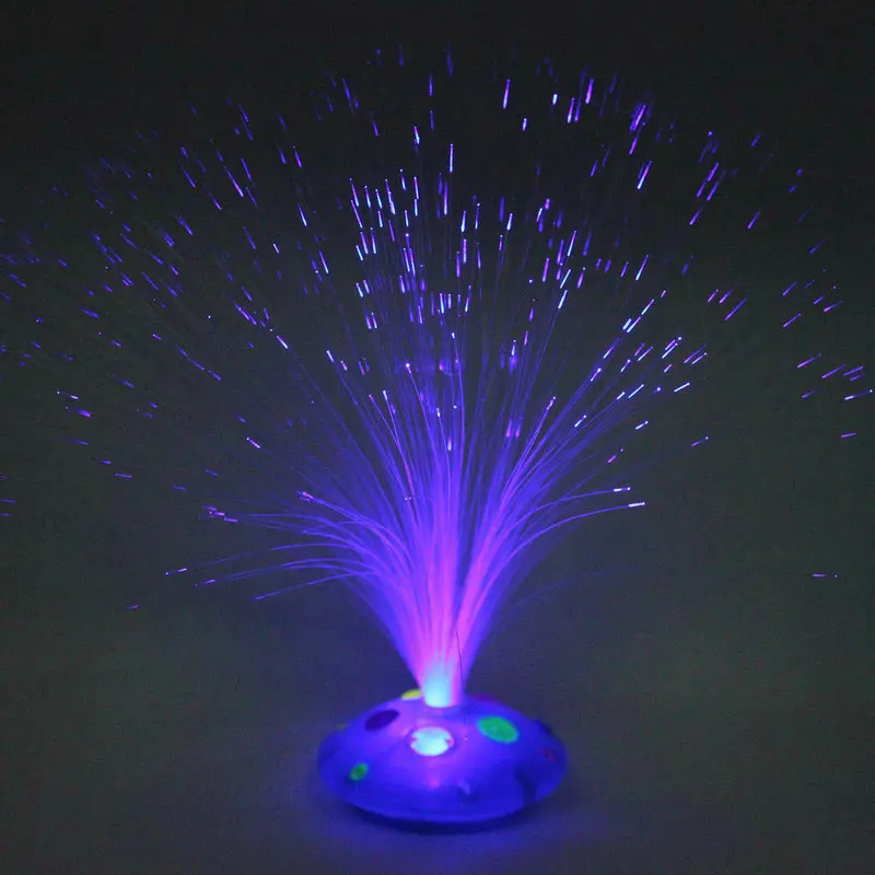LED Color Changing Fiber Optic Night Light Lamp For Kids Bedroom