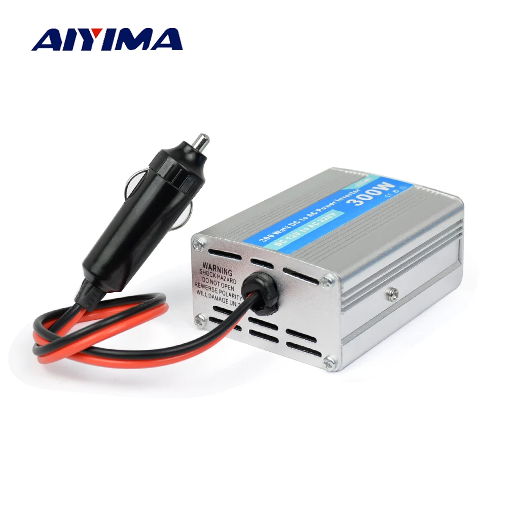

Aiyima 300W Car Inverter DC12V to AC220V Modified Sine Wave Power Automobile Inverter with USB Charging High Quality Tested
