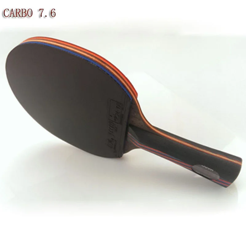 

professional WRB carbon fiber table tennis racket double face pimples-in table tennis rubber long or short handle ping ping bat
