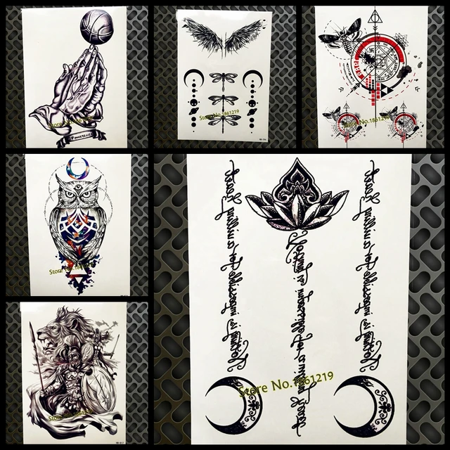 black lotus moon islam temporary tattoo stickers muslim mosque black lotus moon islam temporary tattoo stickers muslim mosque