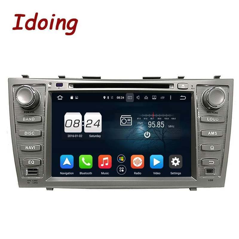 Idoing8 &quot2din android6.0 dvd-плеер автомобиля для Toyota Camry 2007-2011 руль GPS навигации 8 core HD Экран 2