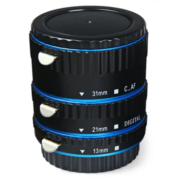 

Metal Mount Auto Focus AF Macro Extension Tube Ring for Canon EOS EF-S Lens 760D 750D 700D 5D Mark II/III/IV 7D Lens Adapter BL
