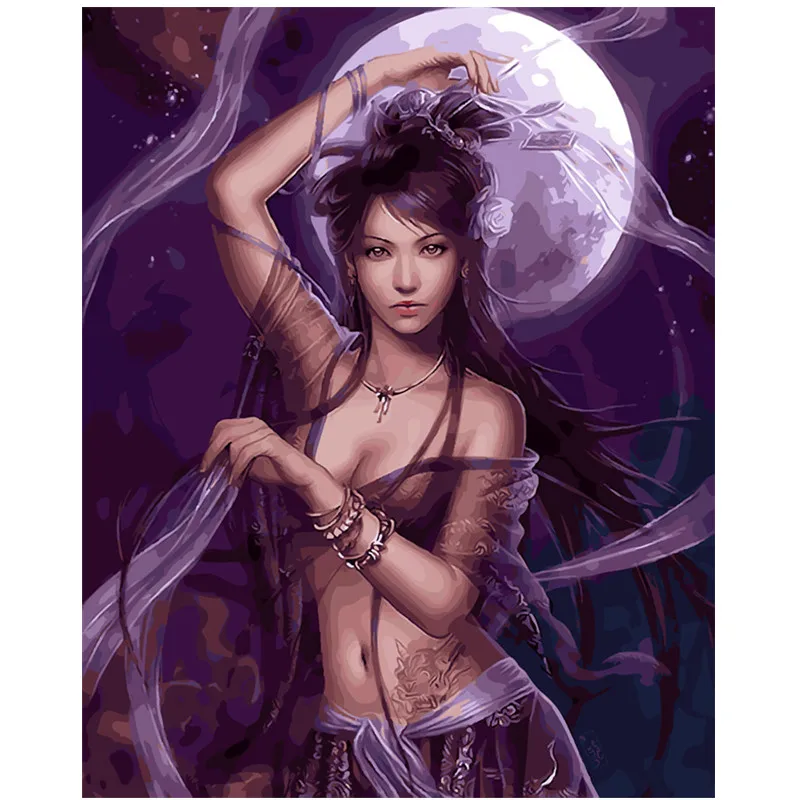 Набор для рисования по номерам на холсте богини без рамки|goddess paintings|goddesses artthe
