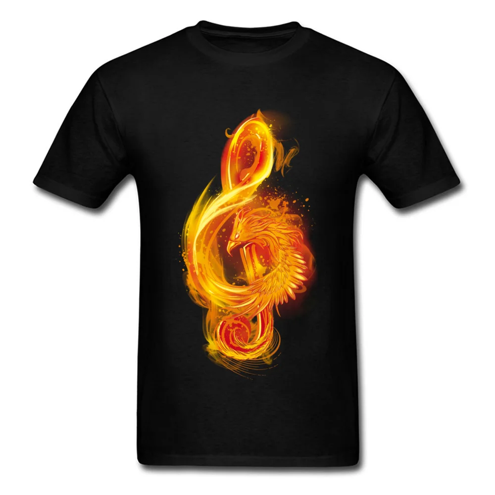Music Reborn T Shirt for Men Casual Summer Fall Tops & Tees Short Sleeve Cheap Customized Tee Shirt Crew Neck All Cotton Music Reborn black