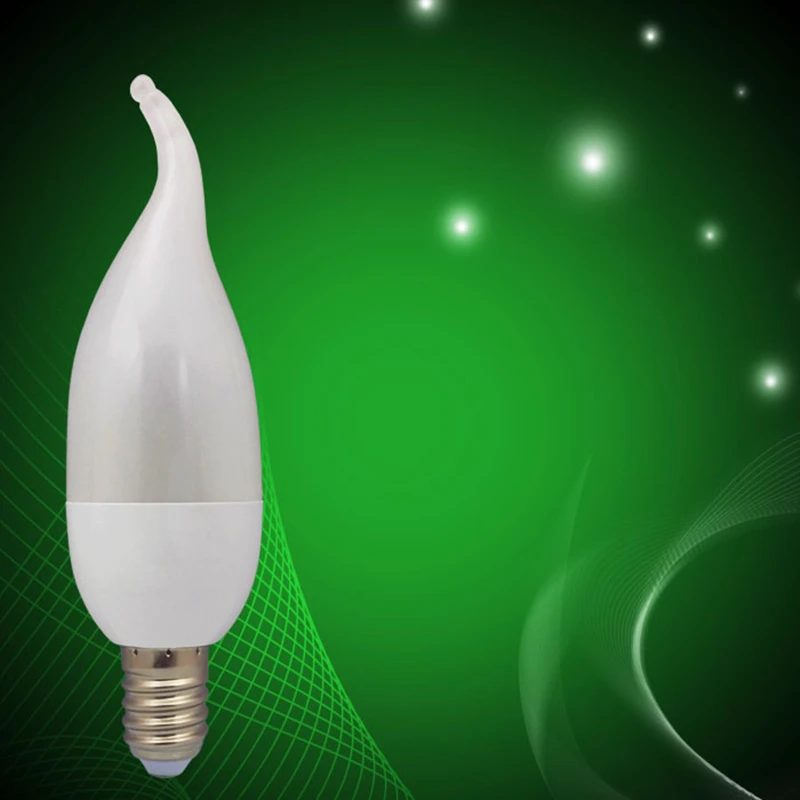 

10pcs E14 2835 SMD 3W 7W led candle light bulb lamp Warm White/Cool White,Led Spotlight 220V,240V Chandelier led plastic shell