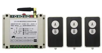 

DC12V 24V 36V 48V 10A 2CH RF Wireless Remote Control Switch System 3 transmitter and 1 receiver universal gate remote control