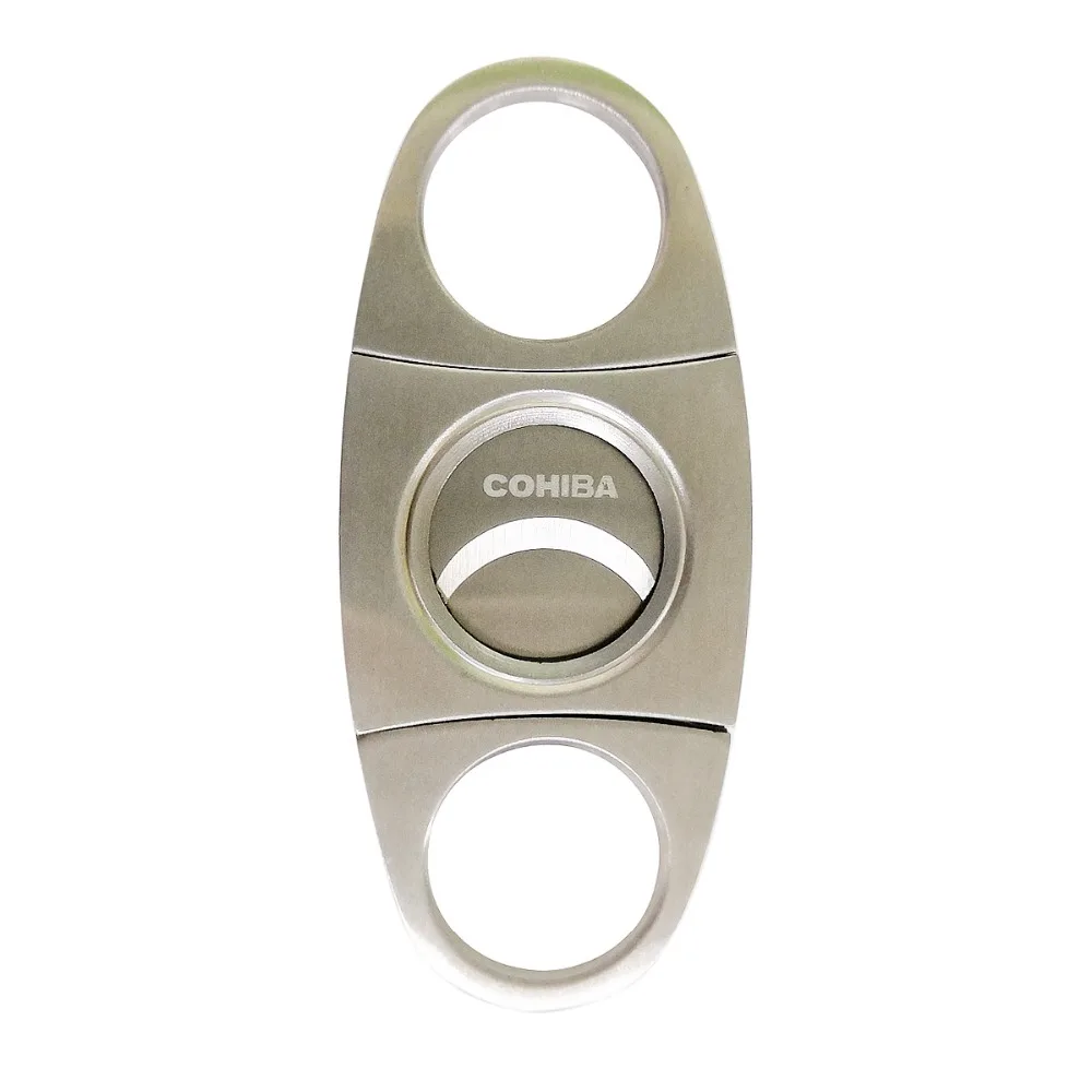 COHIBA Cigar Cutter Classic Cigar Cutter Hole 22mm Stainless Steel Metal Cuba Cigar Accessories