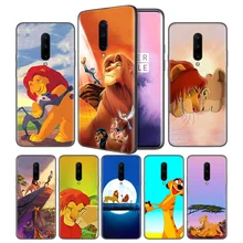 Hakuna Matata Lion King Soft Black Silicone Case Cover for OnePlus 6 6T 7 Pro 5G Ultra-thin TPU Phone Back Protective
