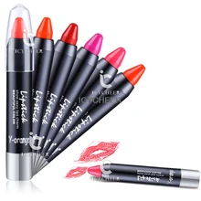 6 цветов Макияж Красота телесный цвет губная помада пастельный мелок карандаш для губ яркий