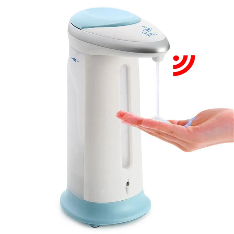

Yooap 400ml Automatic Liquid Soap Dispenser Bathroom Kitchen Touchless Smart Sensor ABS White Hand Free Automatic Soap Dispenser