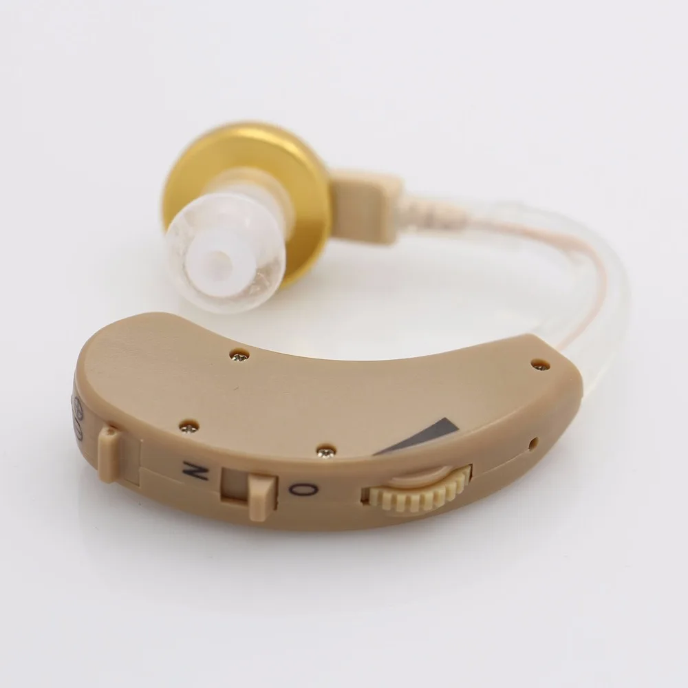 Aparelho Auditivo Регулируемый невидимый слуховой аппарат усилитель громкости звука слуховой аппарат с батареями
