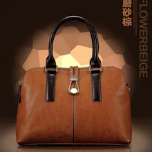 Véritable Femmes En Cuir Sac À Main Vintage Épaule Sac Britannique Style Cross body Fourre-Tout Top Poignée Sac 2015 Femmes Messenger Sacs Bolsas