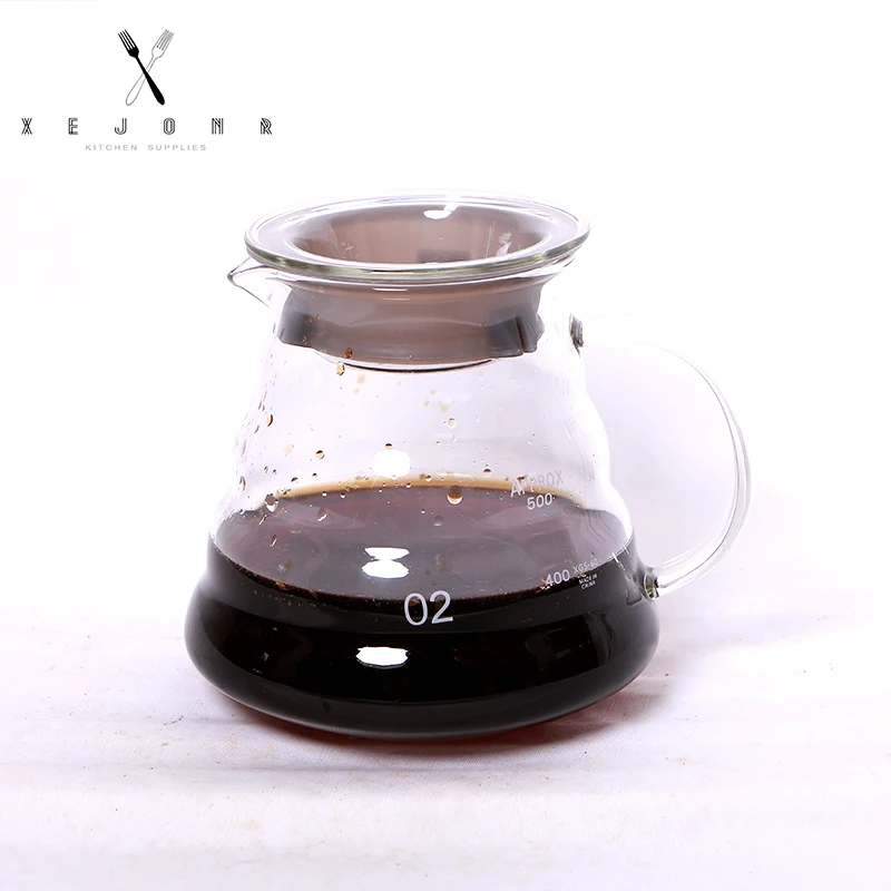 XEJONR 600 ملليلتر القهوة الأواني ل تصفية عالية درجة الحرارة المقاومة شفافة Coffeeware تصفية حامل ل إسبرسو الشاي أدوات XEJONR 600 ملليلتر القهوة الأواني ل تصفية عالية درجة الحرارة المقاومة شفافة Coffeeware تصفية حامل ل إسبرسو الشاي أدوات