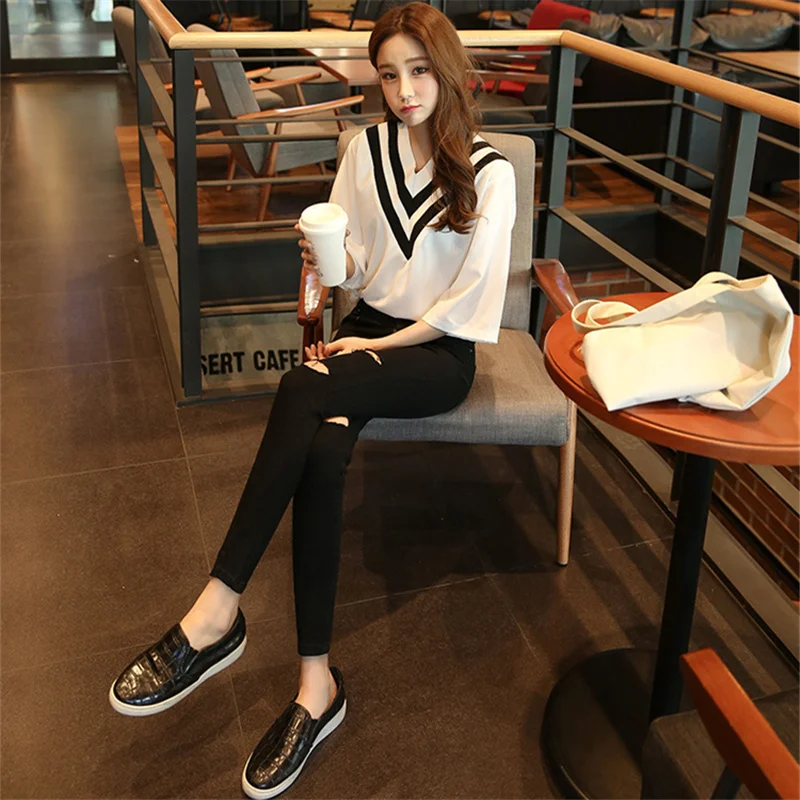 High Waist Jeans For Women Casual Stretch Female Pencil Jeans Lady Vintage Denim Pants Slim Elastic Skinny Trousers 2019 spring High Waist Jeans For Women Casual Stretch Female Pencil Jeans Lady Vintage Denim Pants Slim Elastic Skinny Trousers 2019 spring