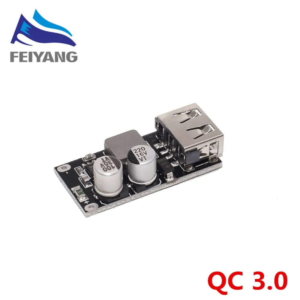 Понижающий преобразователь QC3.0 QC2.0 USB DC-DC зарядный понижающий модуль 6-32 в 9 12 В 24