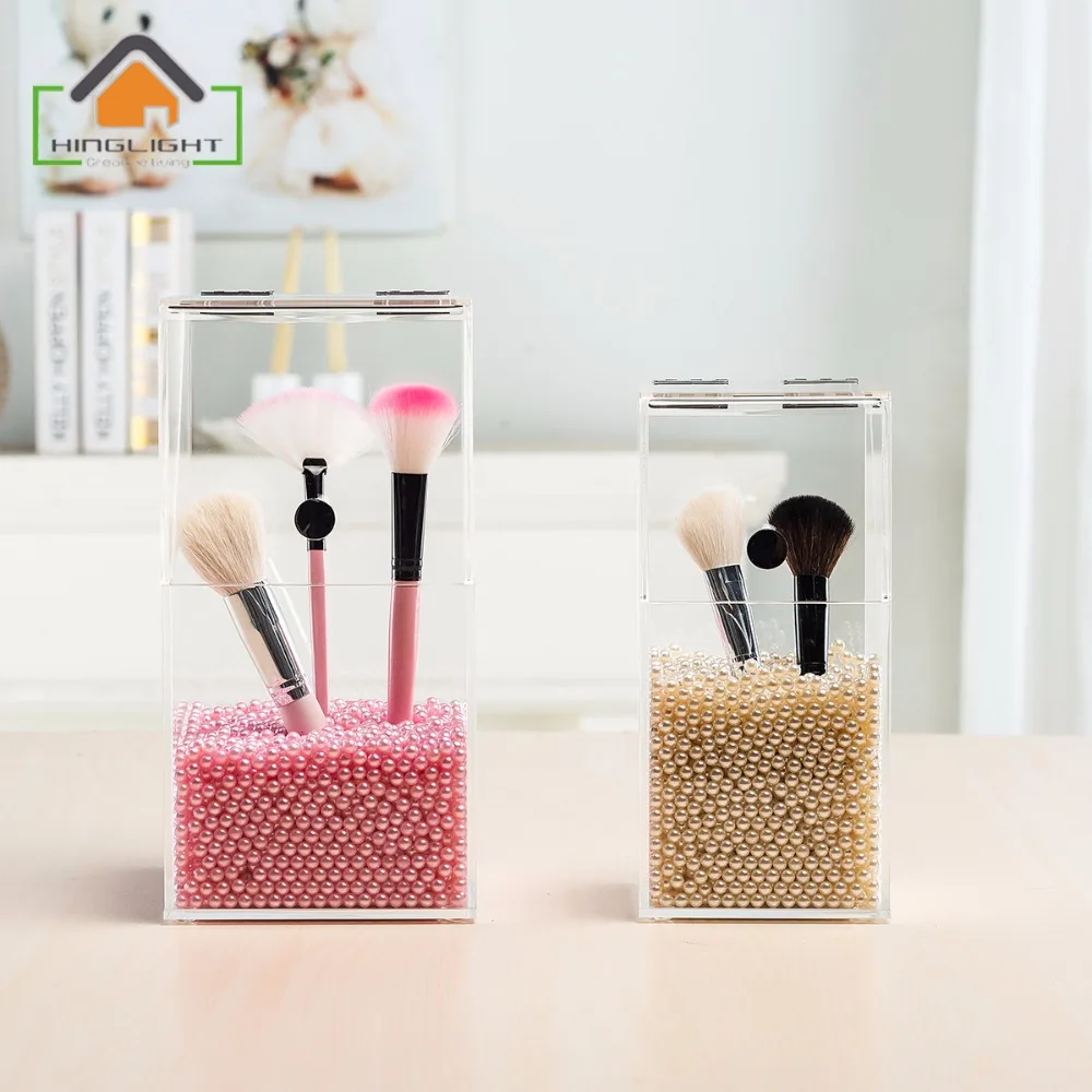 Makeup brush storage box & bins Organizer Cosmetic Holder Makeup Tools