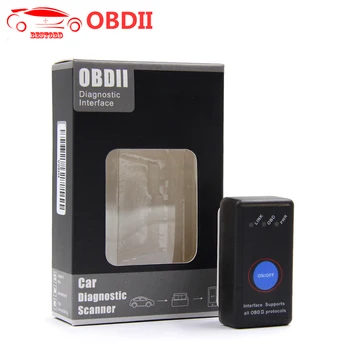 

ELM327 V1.5 PIC18F25K80 Chip Bluetooth 4.0 with Power Switch Button OBD2 Diagnostic Scanner Elm 327 Bluetooth V1.5 for IOS