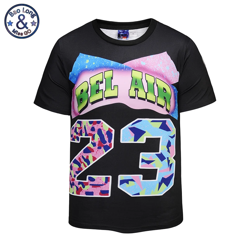 

Mr.1991INC&Miss.GO Spring/Summer 2019 New 3D Graffiti Alphanumeric Print Men's Fashion Short-Sleeved T-shirt