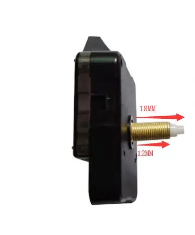 4 размера, 28 мм, 20 мм, 18 мм, 12,5 мм, Шпиндельный вал, кварцевый часовой механизм, длинные черные стрелки, набор для ремонта, сделай сам
