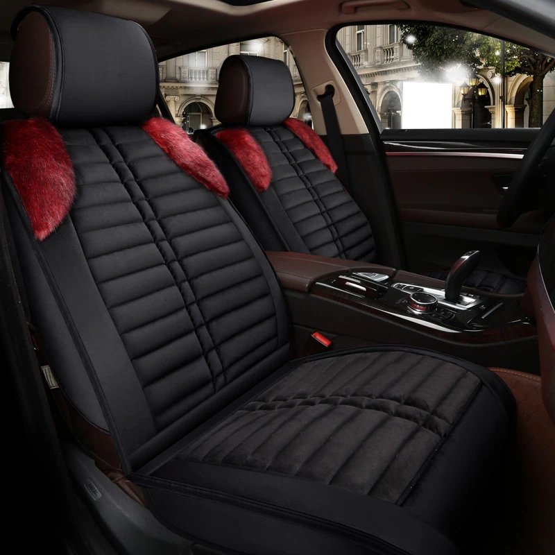 Winter Warm Fur Seat Covers for Jeep Grand Cherokee Renegade Wrangler
