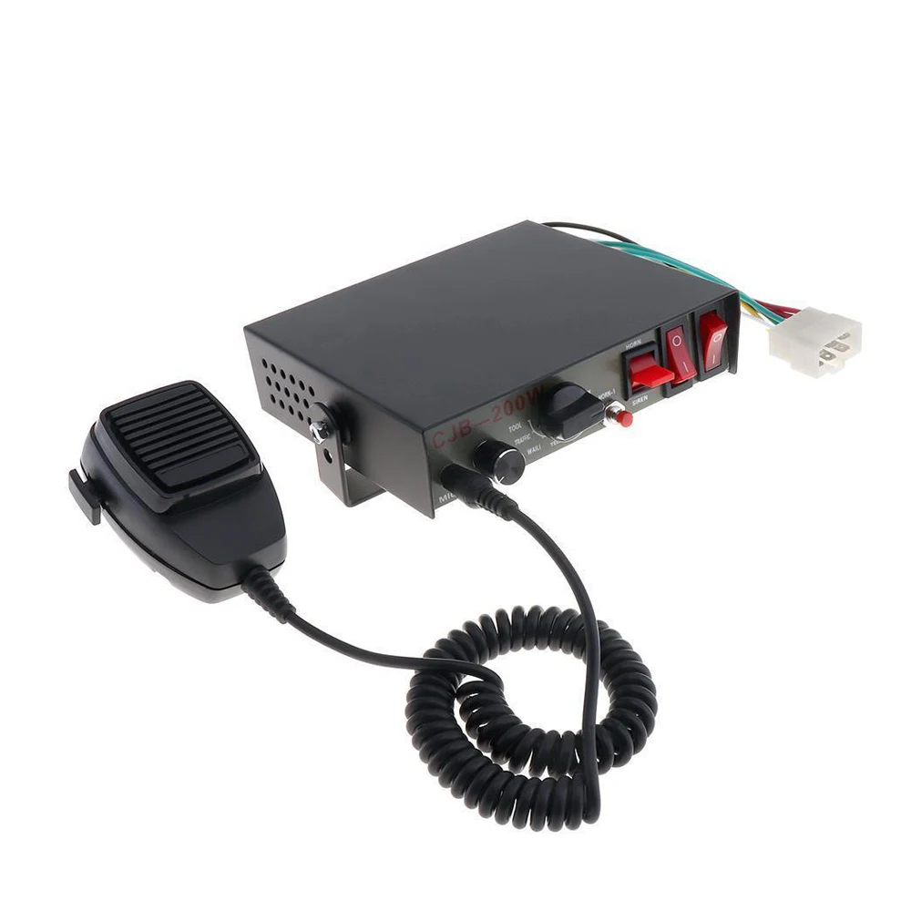 Buy Best 5DMZ0 Di emergenza Sistema di Suono del Corno per la sirena Della Polizia Camion Dei Pompieri auto 8 Tono del suono super Forte altoparlante con Microfono allarme di avvertimento corno