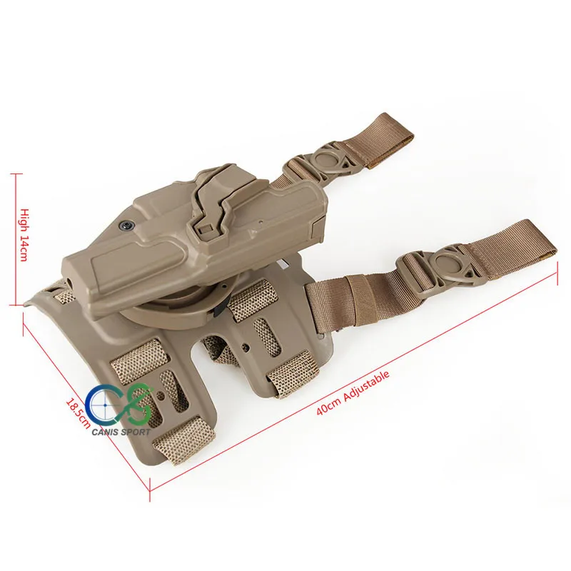 PPT тактическое оборудование клип больше направления 8 углов может быть отрегулирован для страйкбола пистолет Охота Стрельба gs7-0050