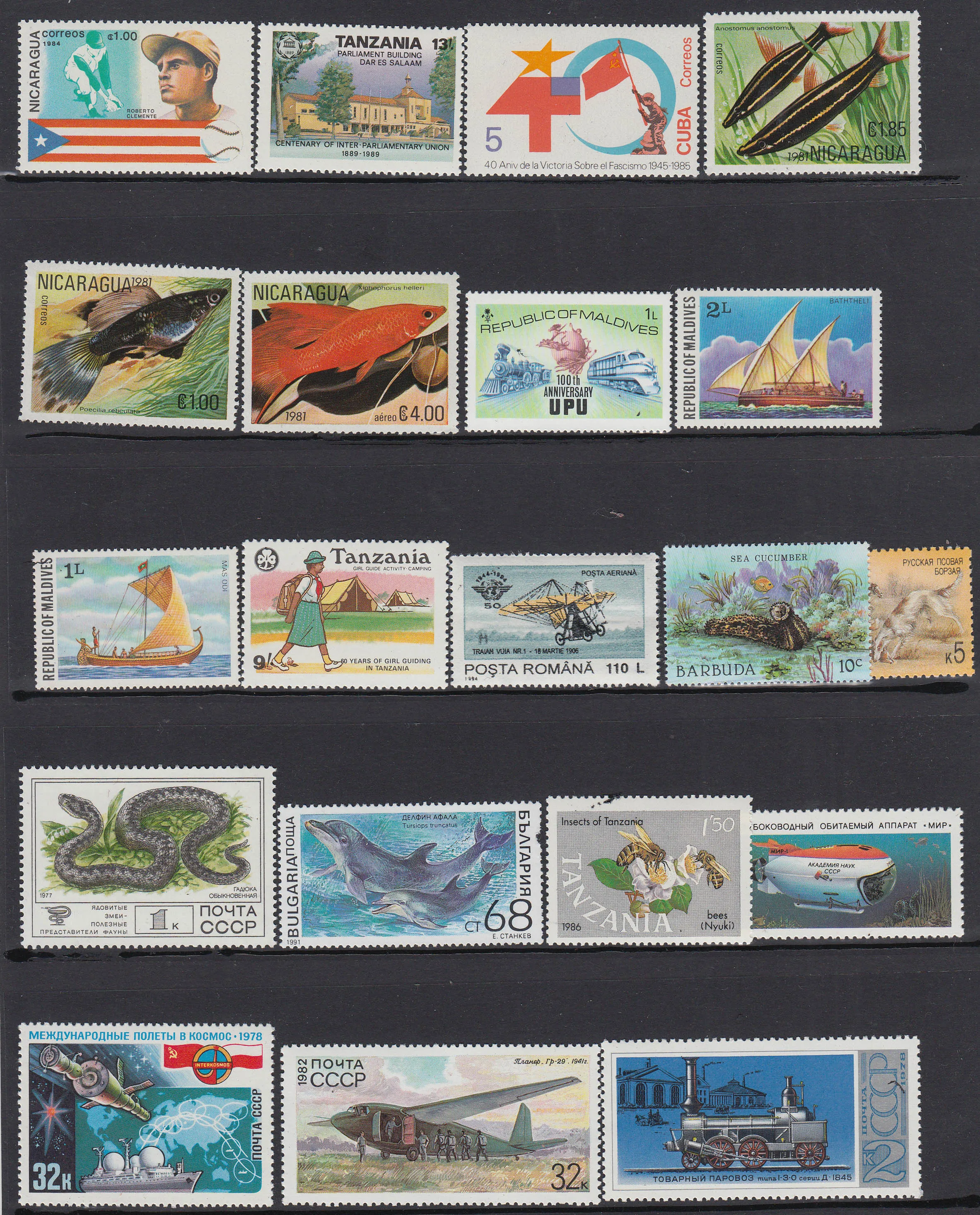 Новые 50 шт./лот новые MNH все разные из многих стран не повторяются неиспользованные почтовые марки для сбора