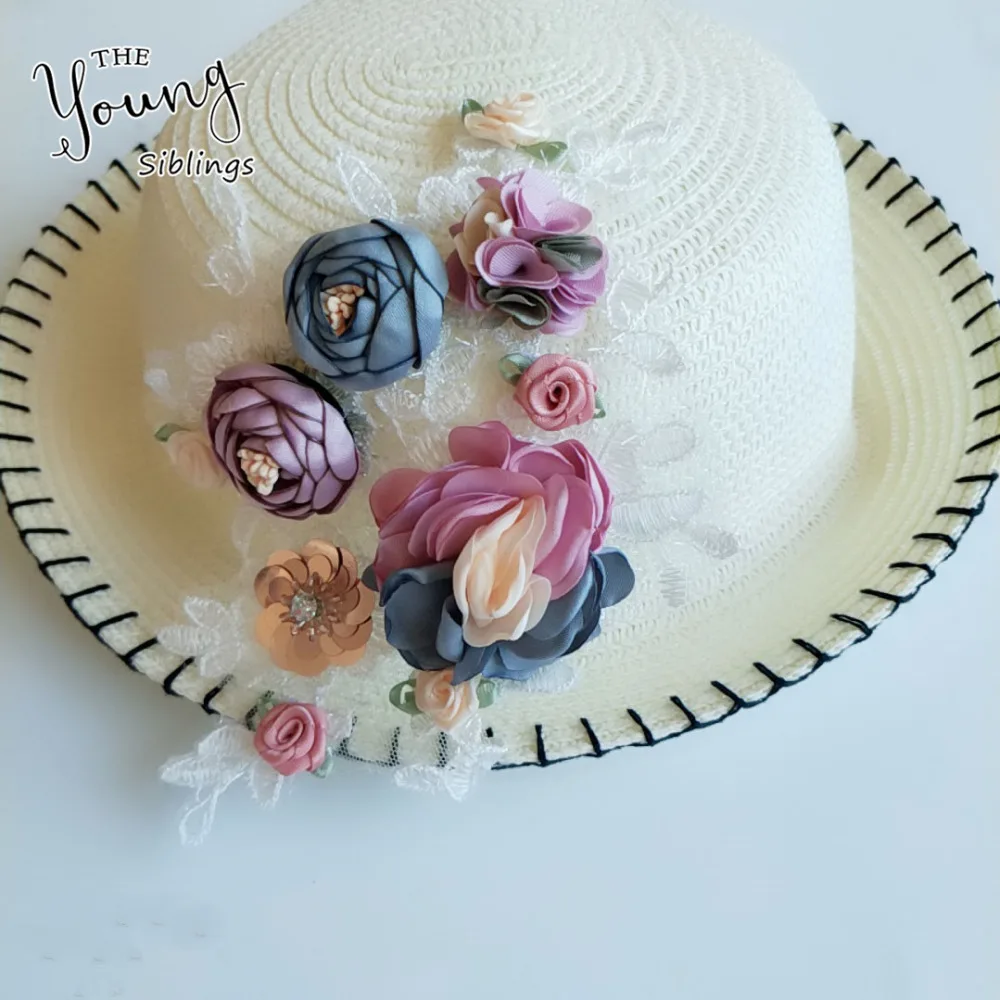 

3D Flower Lace Fabric Beauitful Embroidery Collar Neckline Applique trim Bridal Wedding dress DIY White Sewing Craft supplies