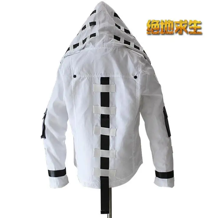  Game PUBG Playerunknown's Battlegrounds Cosplay Costumes Hooded Jacket Cloak Middle Ages Trench Hig