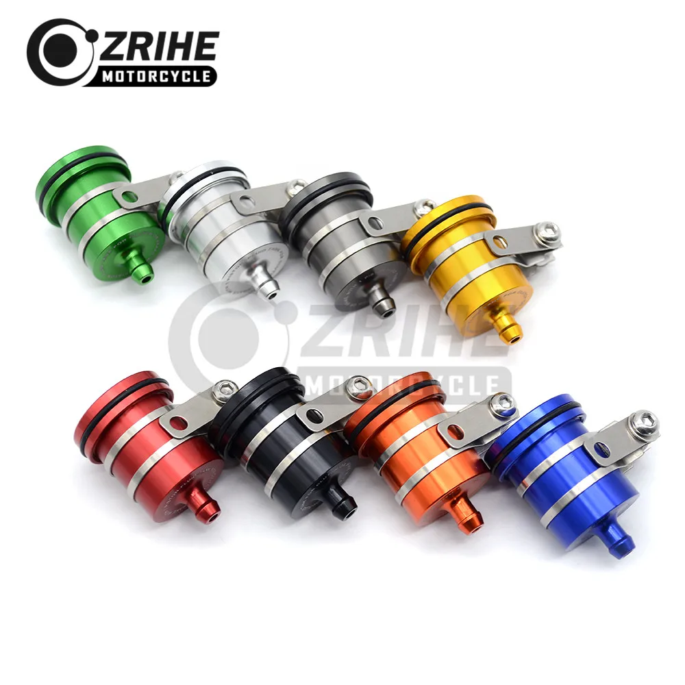 ZRIHE logo GSXR For Suzuki GSXR1000 K9 GSX-S1000/F 2001-2016  Motorcycle Brake Fluid Reservoir Clutch Tank Oil Fluid Cup