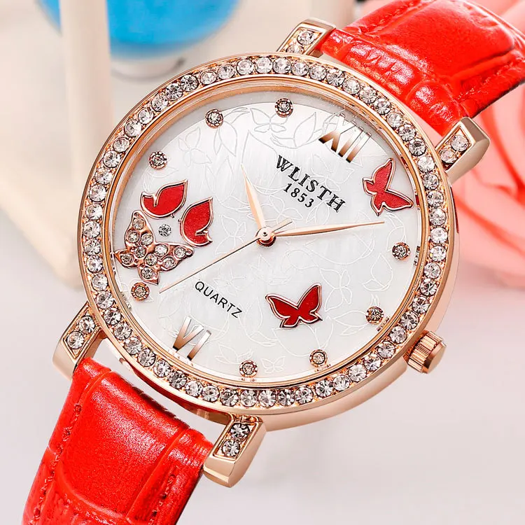 WLISTH Women Watches 2017 Ladies Wrist Watch Girls Female Clock Famous Luxury Brand quartz watch
