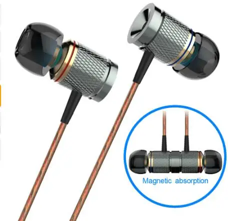 PLEXTONE X53M Metal Magnet Wired In ear Earphones Headset