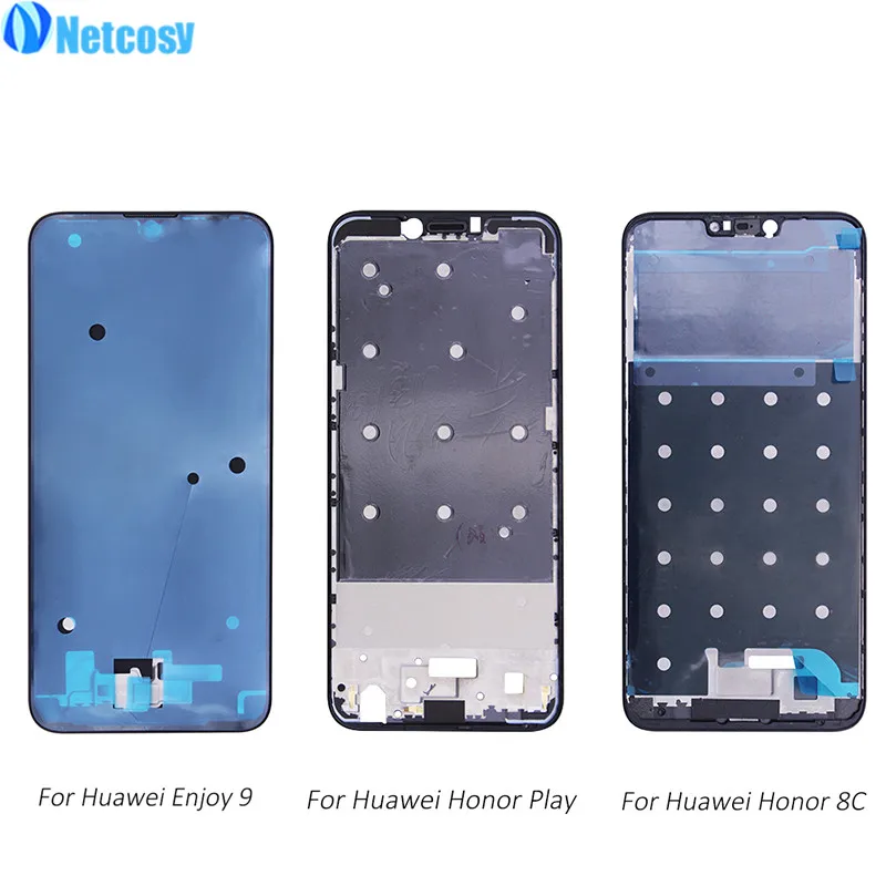 

Netcosy LCD Screen Plate Frame Bezel Housing Cover For Huawei Enjoy 9 Honor 8C Honor Play Front A Frame Board Repair Parts