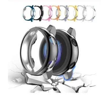 

100PCS Screen Protection cover for samsung galaxy watch active case Ultra-thin silicone Galaxy Active Frame Accessories